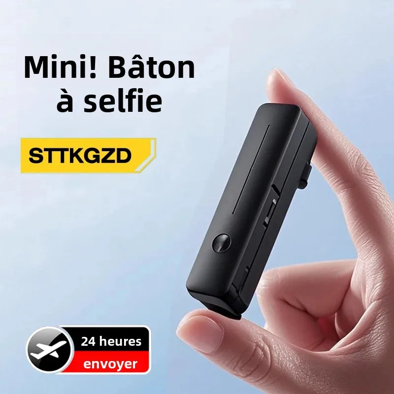 STTKGZD Super Mini perche à Selfie support pour téléphone Portable conception intégrée extensible sans fil Bluetooth télécommande pour la diffusion en direct