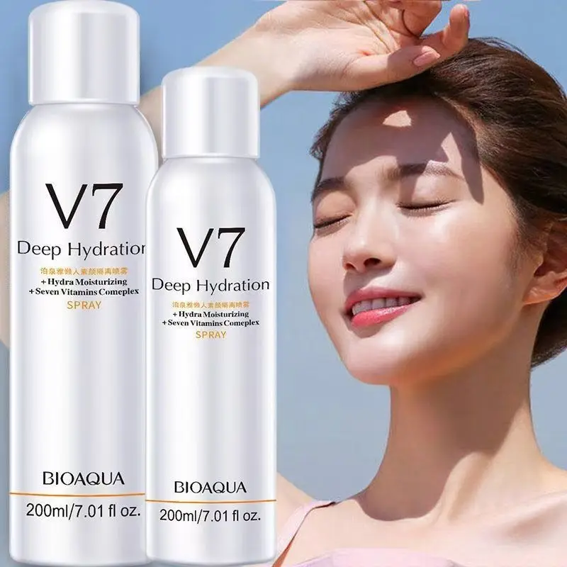 2bottles 200ml Whitening Concealer Sunscreen Isolation Spray Waterproof V7 Hydration Moisturizing Body Foundation