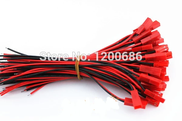 

10 pairs 100mm JST cable 2 pin connector plug lead wire For RC Lipo battery discharge Board line Male & Female