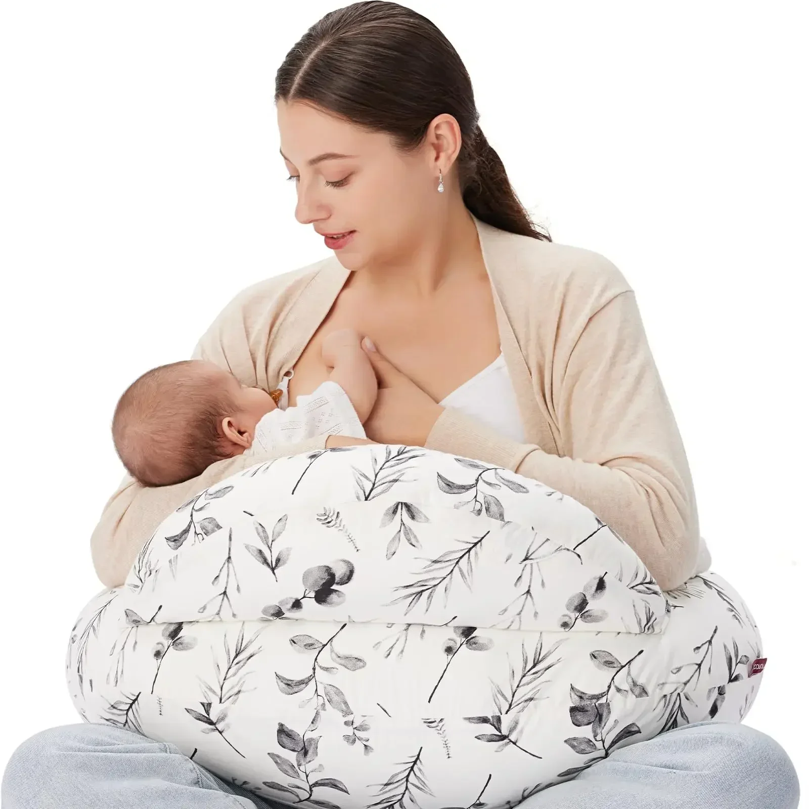 Baby Feeding Pillow Detachable Maternity Pillow Nursing Breastfeeding Bottle Feed Baby Support With Removable Cotton