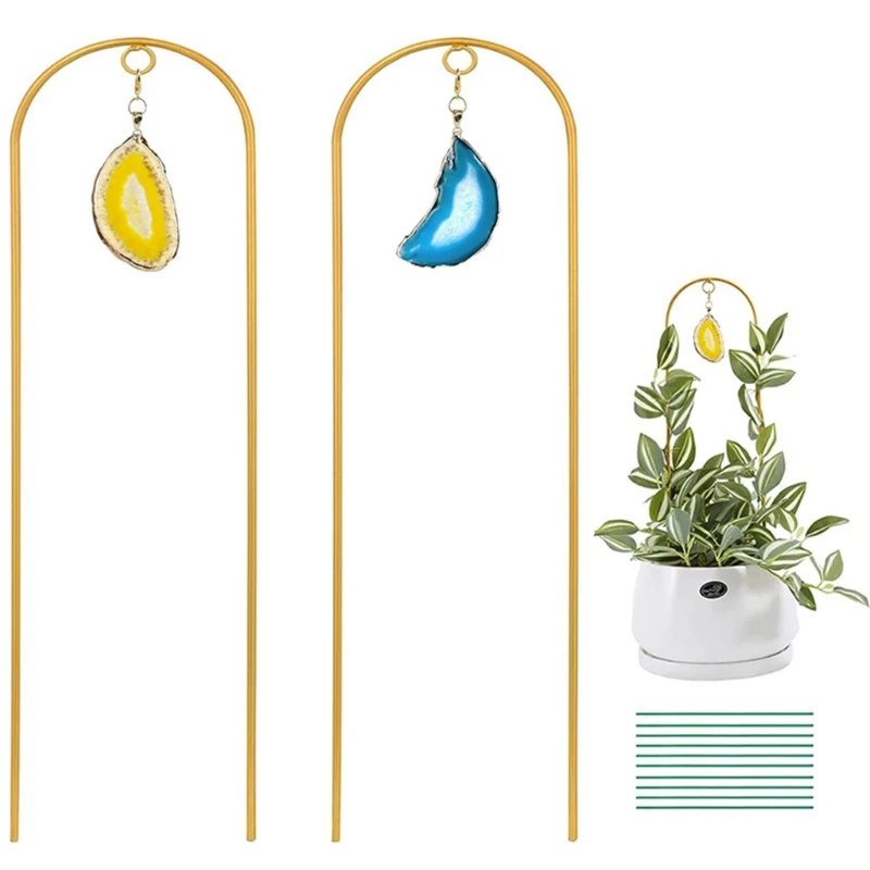 Metal Plant Trellis for Climbing Plants Indoor Stems Vine Support Metal Wire Stake Potted Plant Trellis Houseplant Rack