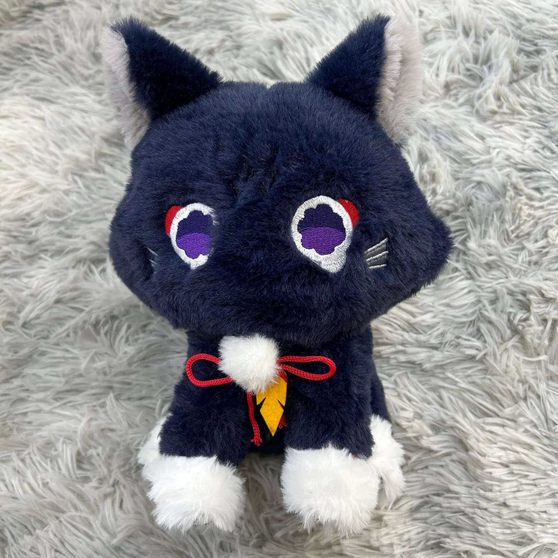 

Anime Scaramouche Cat Cute Plush Doll 22cm Genshin Impact Wanderer Pet Cosplay Stuffed Pillow Toy Birthday Gift