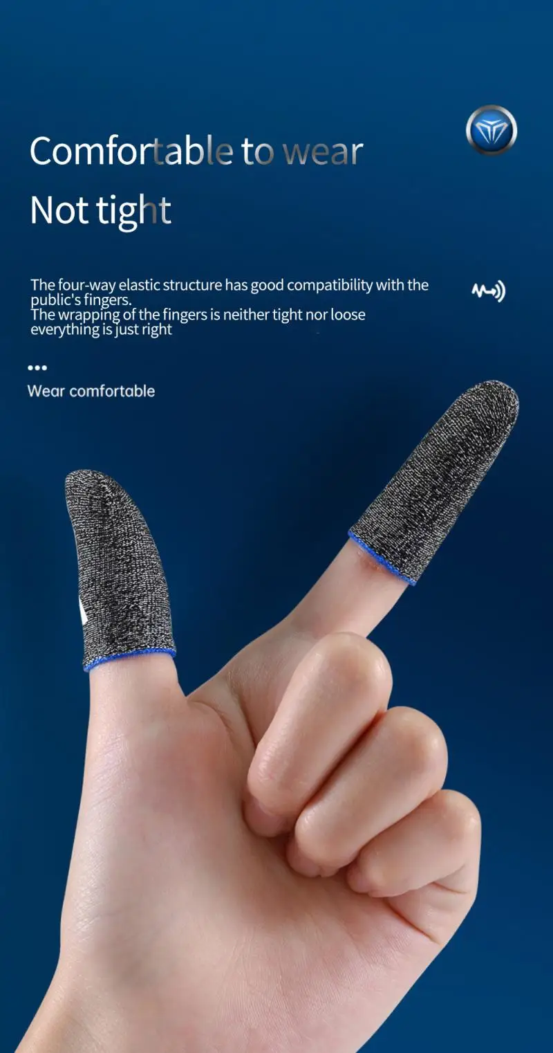 Generic 2PCS Finger Covers Universal Breathable Ultrathin Fingertips