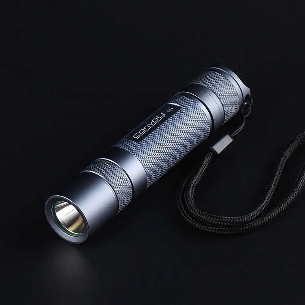 Convoy S2 Plus Flashlight with SST40 Led Lanterna Mini Flash Torch 18650 High Powerful Camping Fishing Work Light Latarka