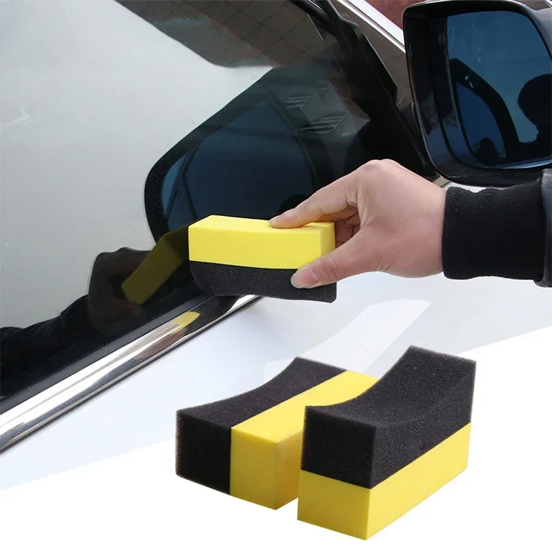 5/10pcs Auto Cleaning Sponge Brush Set for Car Wheel Tire Wash Wipe Water Suction Sponge Pad Wax Polishing Tyre Brushes Tools 6
