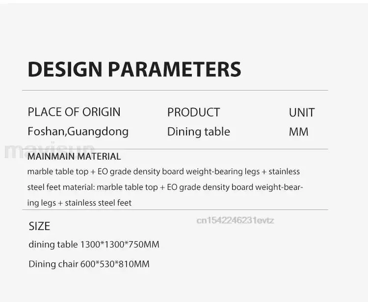 Description Picture 4 of itemConference Round End Table Dining Room High Density Console Table Designed Kitchen Muebles De Cocina Garden Furniture Sets GM