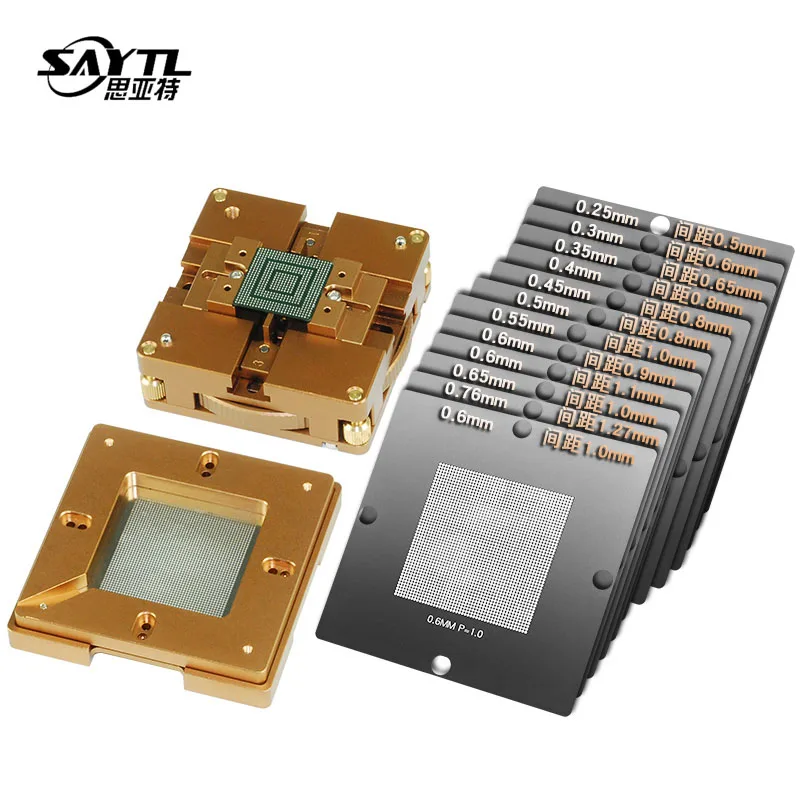 130pcs IC Chip BGA Reballing Stencil Kitsetc per tutti i tipi di chip BGA, set di modelli di saldatura per laptop, desktop e scheda grafica 130pcs IC Chip BGA Reballing Stencil Kitsetc per tutti i tipi di chip BGA, set di modelli di saldatura per laptop, desktop e scheda grafica