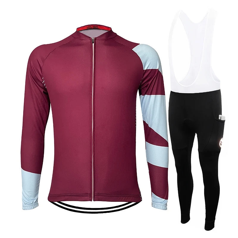 

Men's Breathable Cycling Jersey Set 2022 New Spring/Autumn Long Sleeve MTB Bicycle Clothes Ropa Ciclismo Racing Bike Racing Suit
