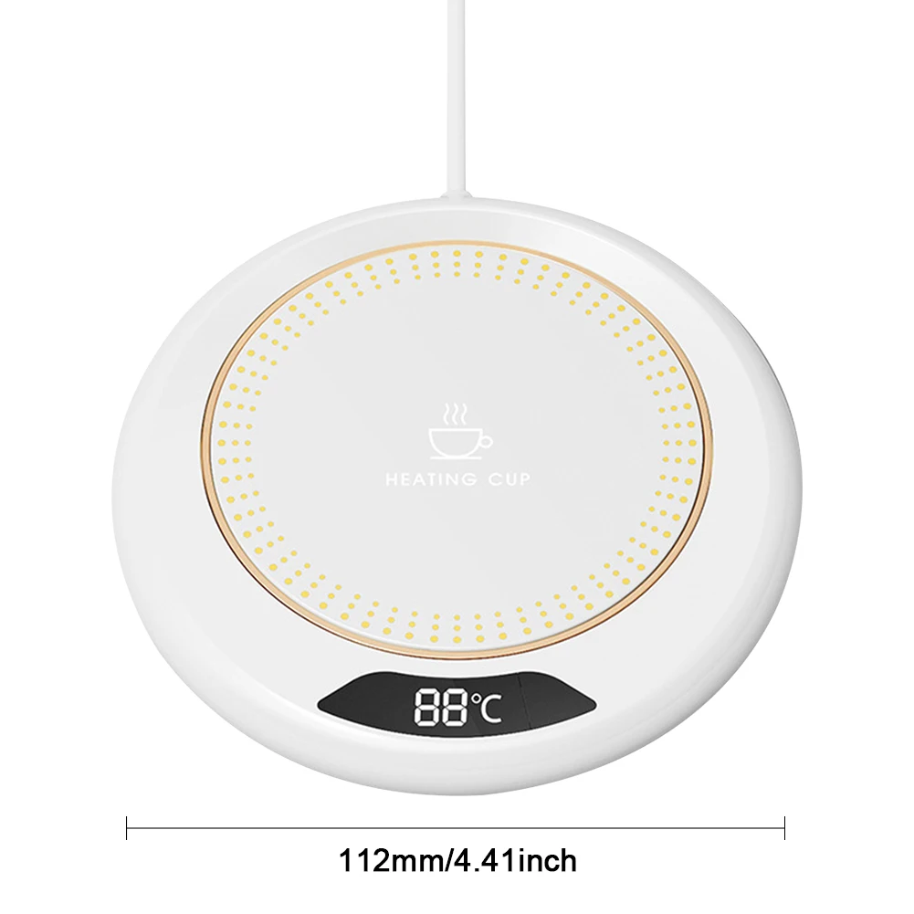 Coffee Mug Warmer 3 Temperature Setting Thermostat Coaster USB Plug Smart for Heating Beverage Milk Tea heating coaster coffee heater