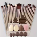 34pcs brown