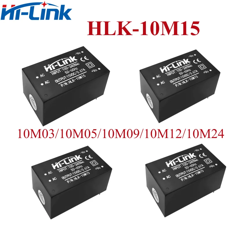HLK-10M03 10M05 10M09 10M12 10M15 10M24 AC DC switch power supply module Manufacturer 110V 220V to 3.3V 5V 9V 12V 15V 24V 10W