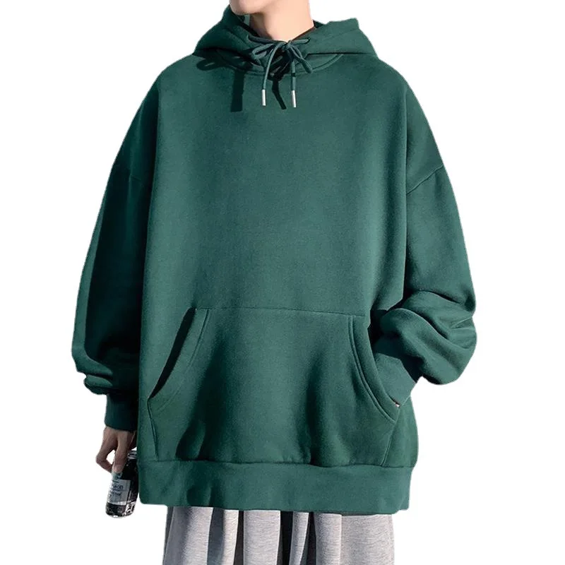 

Men's New Men's Fashionable Hat Hoodie Wool Circle Solid Color Blank Undershirt Couple Hoodie Polyester Sweatshirts