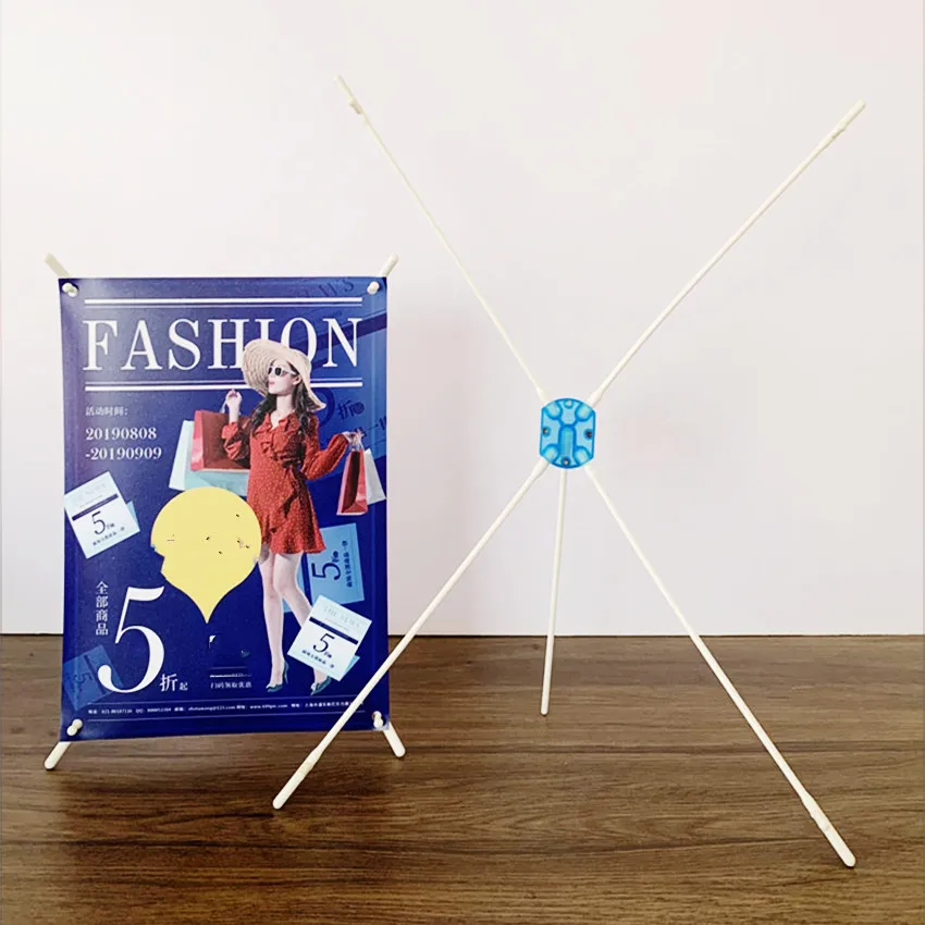 A3 A4 Mini X Banner Advertising Display Poster Stand Desktop Promotion Exhibition Trade Show Booth Economy 20pcs