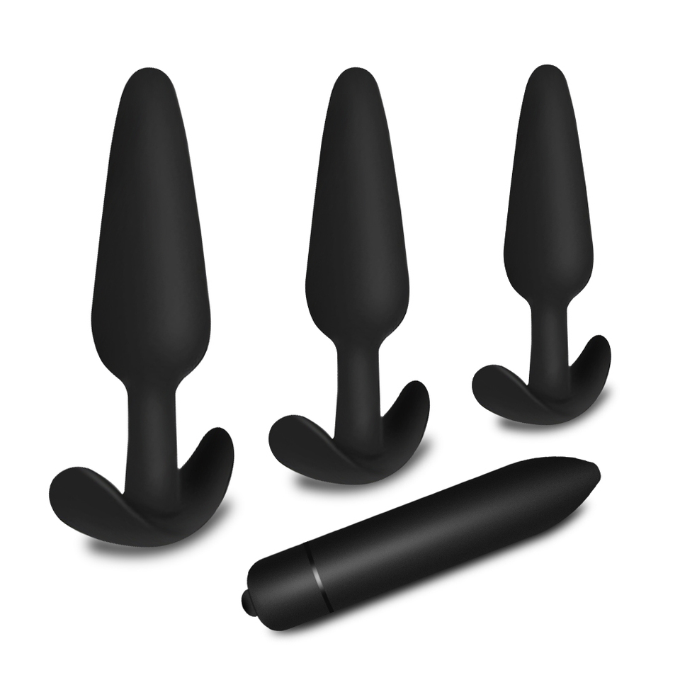 Anal Plug Dildo for Women Bullet Vibrator Sex toys for Men Prostate Massager Safe Silicone 3 Sizes Butt Plugs Adult Supplies