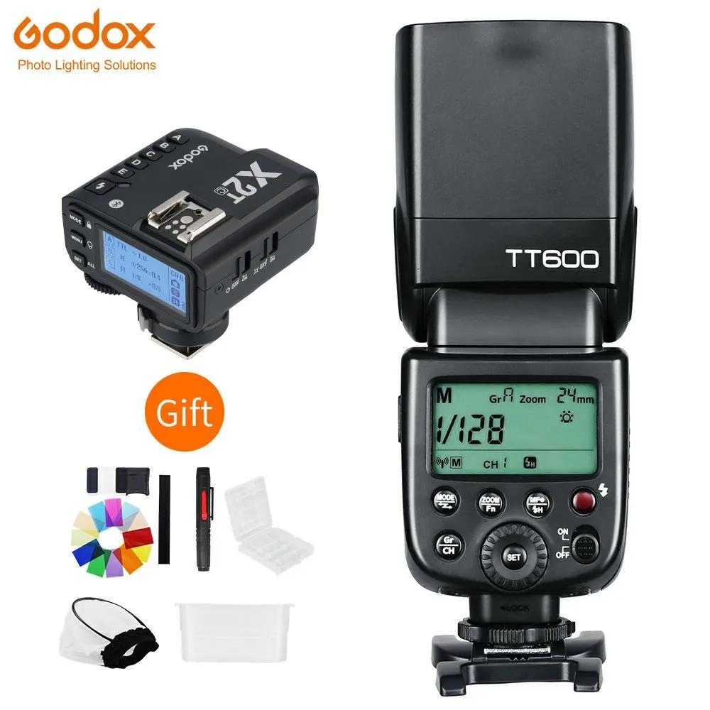 Godox Tt600 2.4g Wireless Camera Flash Support Offmachine Hss + X1t