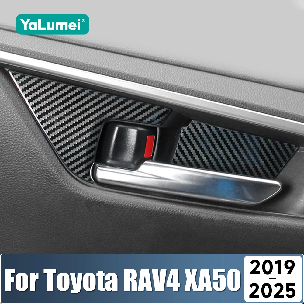 Maniglie Esterne Nere Lucide Per Toyota RAV4 2019-2024 – Xotic Tech (4 Pezzi)