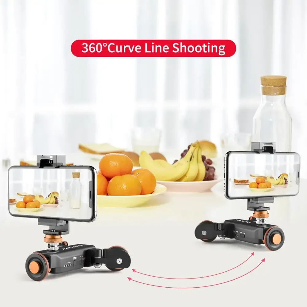 Yelangu Camera Video Autodolly Electric Motor Track Slider for Canon Nikon for Sony DSLR iphone12 Xiaomi Yelangu L4X YELANGU L5i