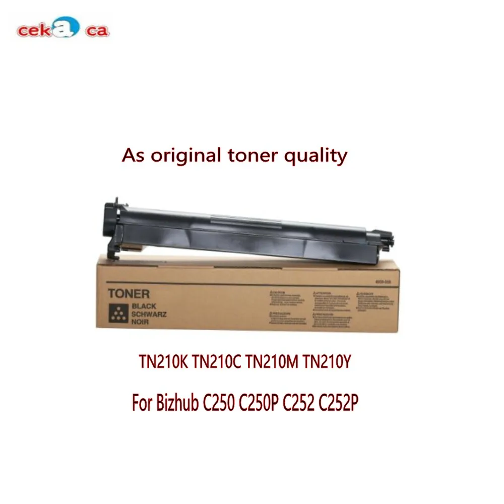 

Toner Cartridge For Konica Minolta Tn210 Bizhub C250 C250P C252 C252P Printer Powder 8938505 8938508 8938507 8938506