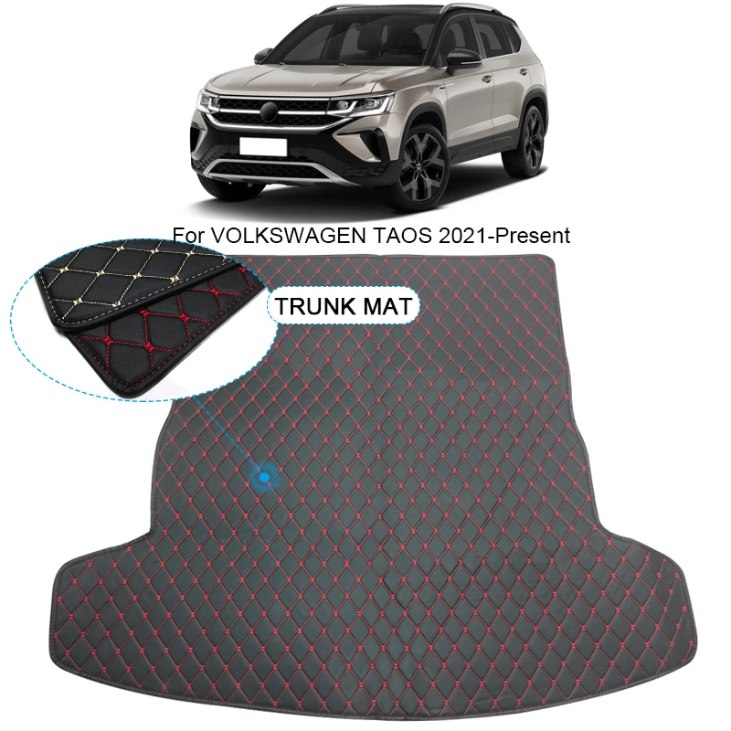 

Оригинальные коврики для багажника автомобиля, водонепроницаемый нескользящий защитный чехол против царапин для VOLKSWAGEN TAOS 2021-2025, внутренний автомобильный аксессуар