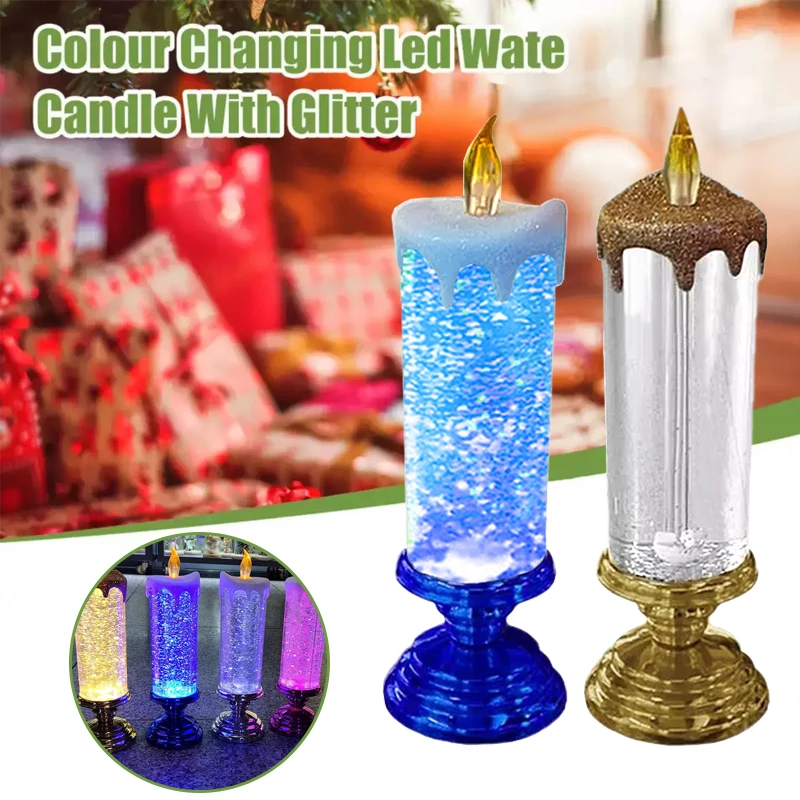 Christmas Decoration Led Candles Christmas Candle Led Glitter Led