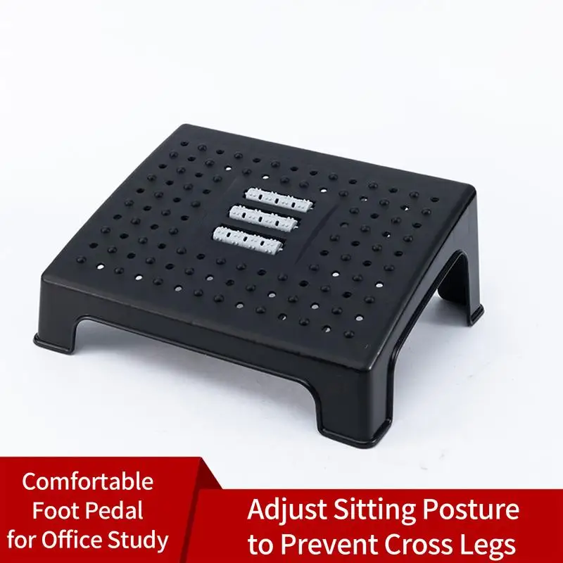 Under Desk Footrest Ergonomic Foot Stool with Massage RollersMassage Foot Stool Under Desk For Home Office Toilet