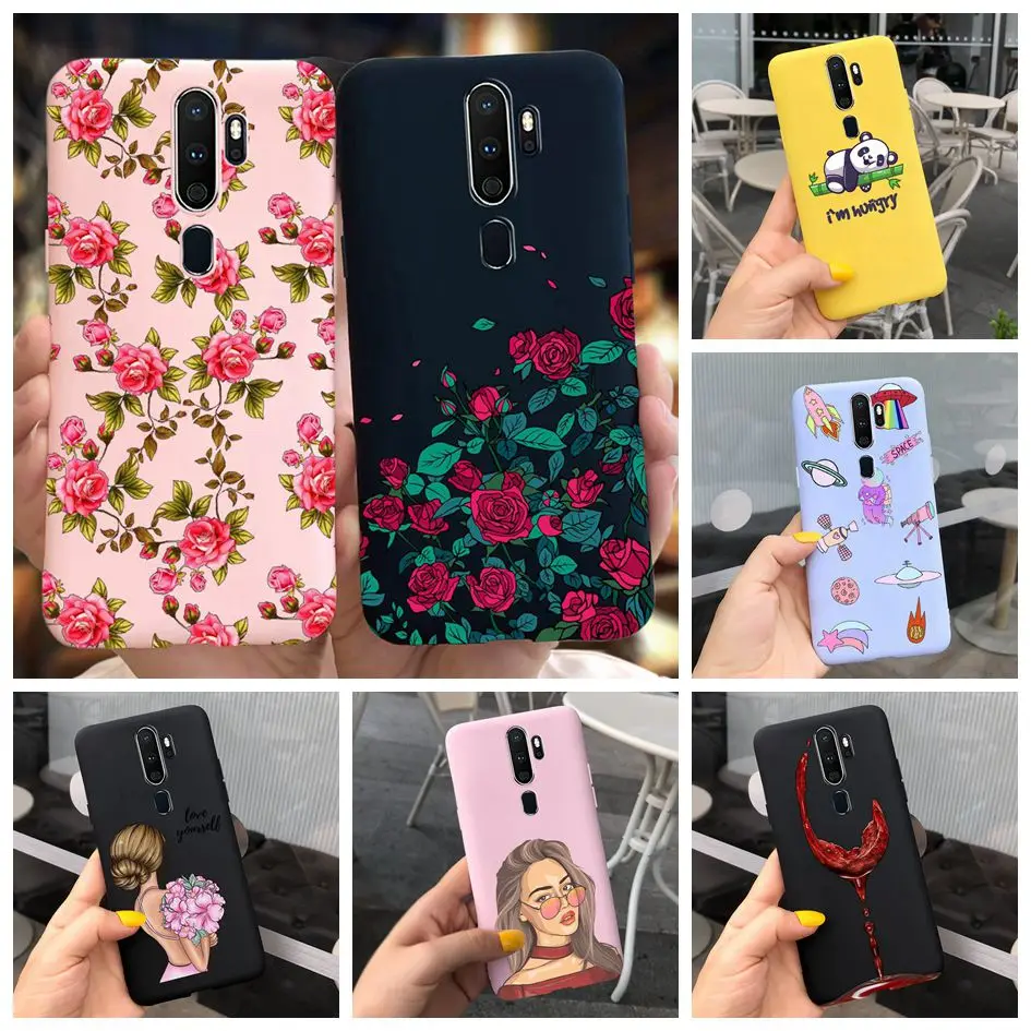 Fashion Flower Cute Painted Back Cover - Soft Protective Case