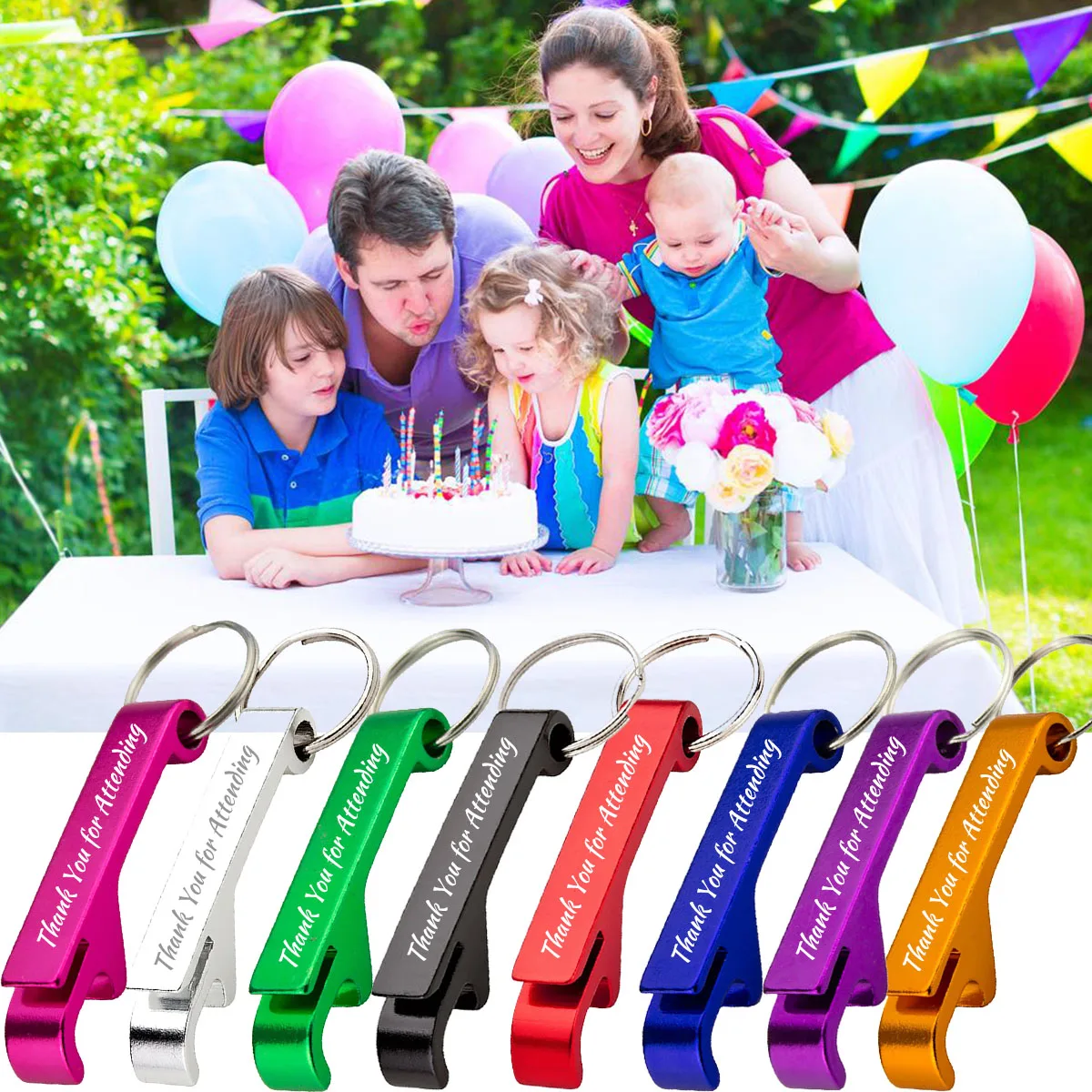 30pcs Personalized Bottle Opener Keychain Bulk,Customized Can Beer Bottle Opener Wedding Party Favors,Engraved with Logo,Text