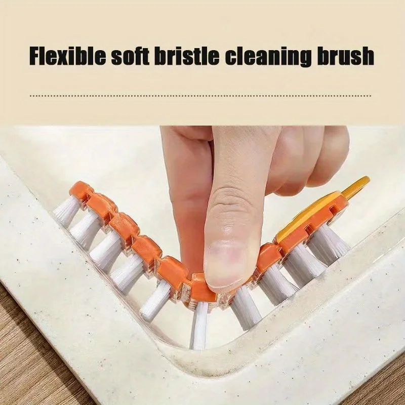 Fruit and Vegetable Brush Bendable Cleaning Brush Kitchen Tools Fruit and Vegetable Pan Bowl Clean