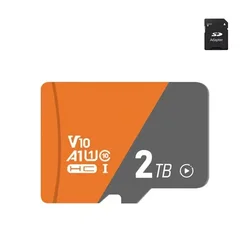 High - Speed Waterproof Metal Shock Resistant Memory Card with USB Flash Drive Function - 2TB Capacity (2TB)