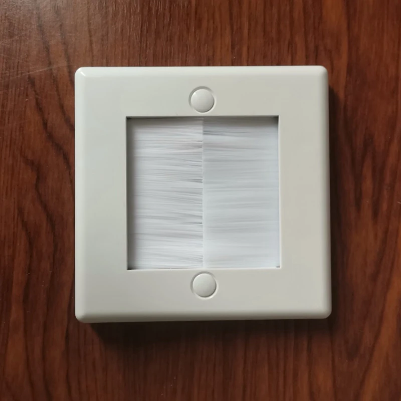 Gang, Wall Outlet Cable Entry Plate, Tidy