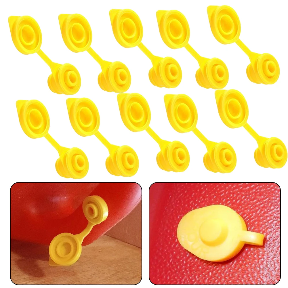 

10pcs Replacement Gas Can Fuel Jug Vent Cap Plug Eagle Chilton Spouts Yellow For Blitz, For Kolpin, For Rotopax, For Scepter