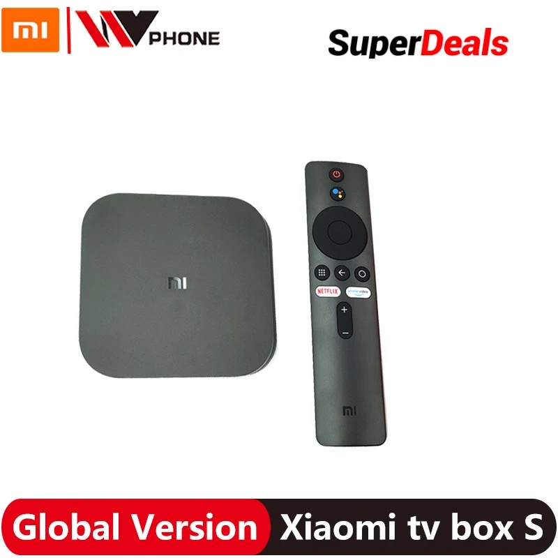 Xiaomi decodificador Mi TV Box S 4K HDR, Android TV 8,1, Ultra HD, 2G, 8G,  WIFI, Google Chromecast, reproductor multimedia 4|Decodificadores| -  AliExpress