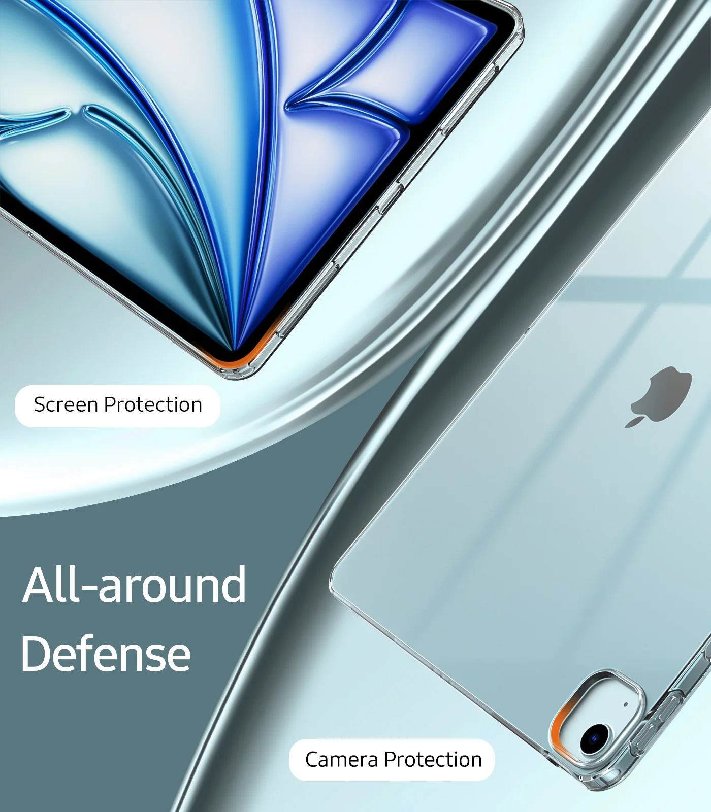 Ultra-Slim Transparent Protective Case