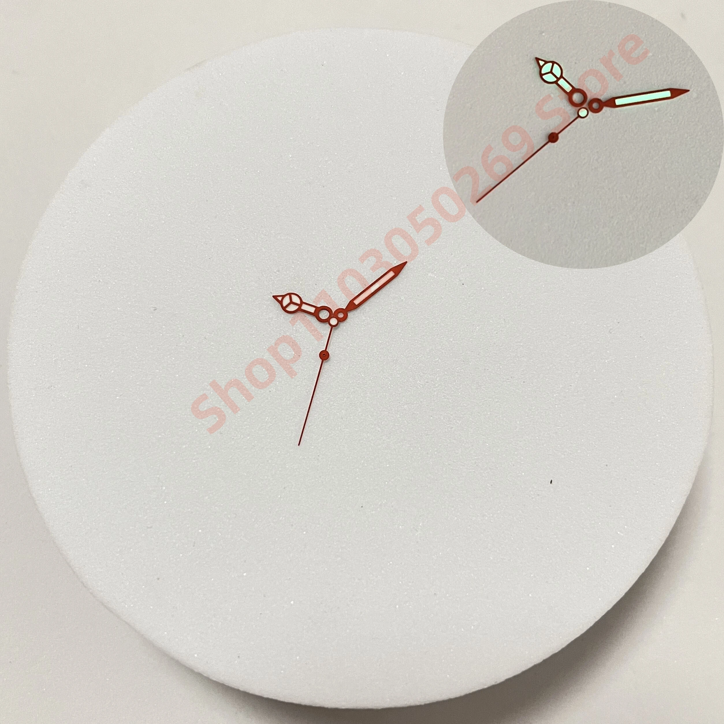 

Аксессуары для часов MOD, красные часы, зеленые стрелки, светящиеся три контакта, подходит для NH35 NH36 4R 7S