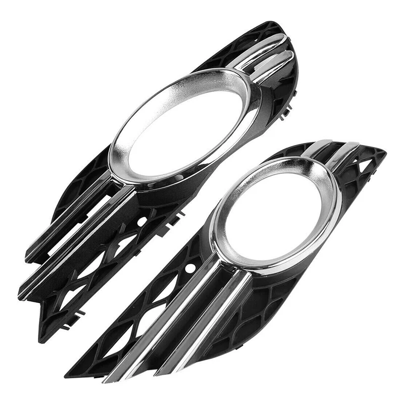 CarFrontFogLightGrillChromeTrimCoverSetforEClassW2110709