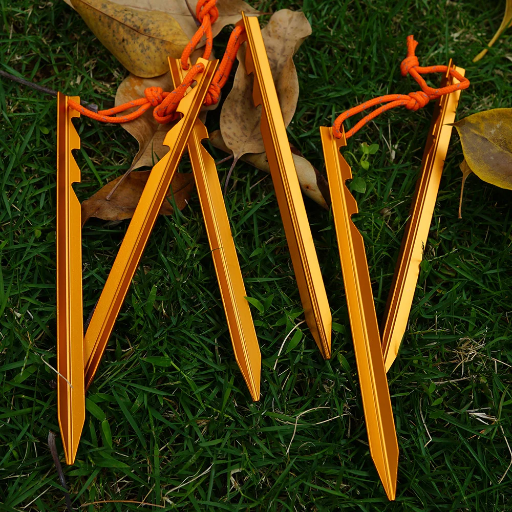 12-Pack Heavy Duty Aluminum Tent Stakes