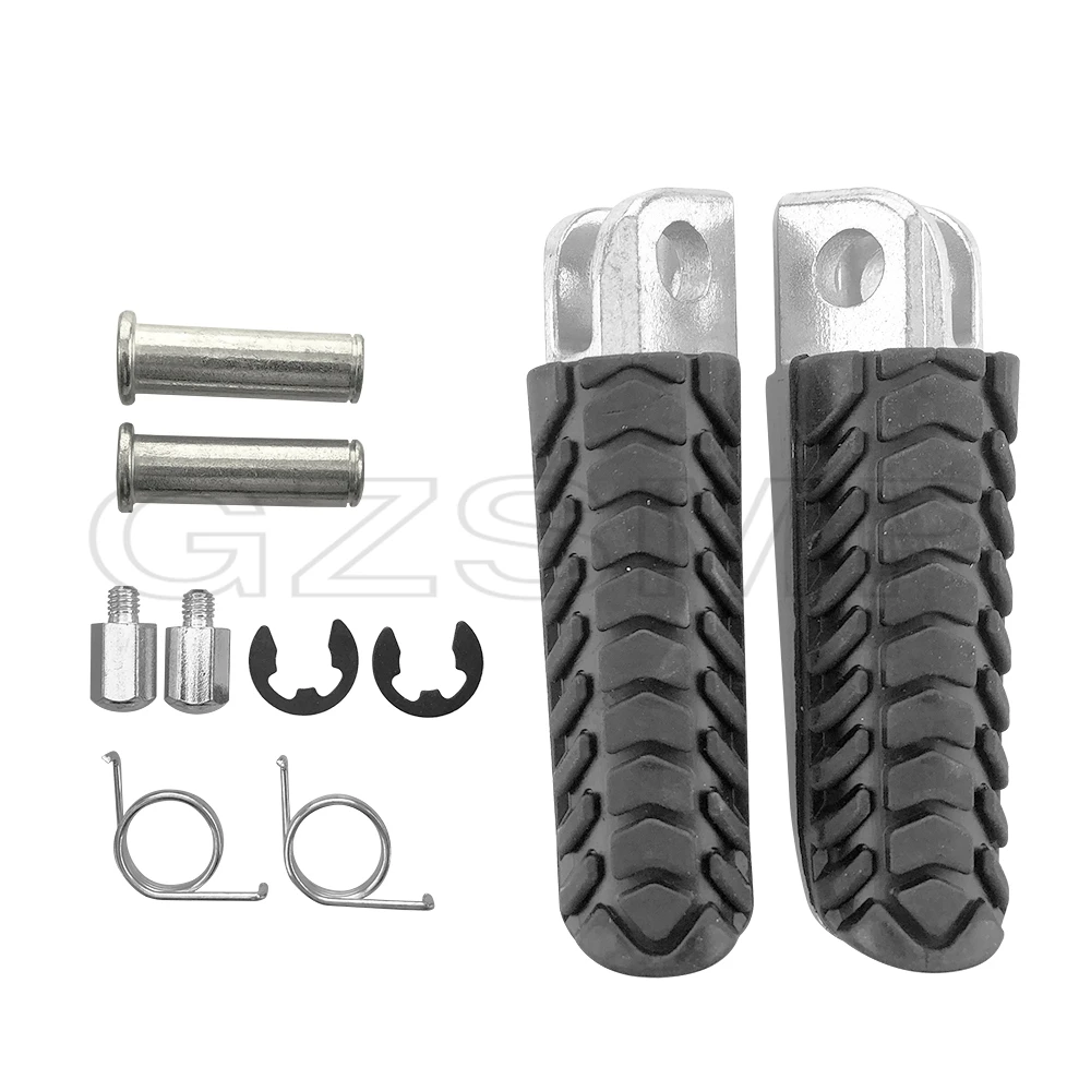 Pedaline Moto Moto Anteriore Poggiapiedi Pedane Staffa Set Per