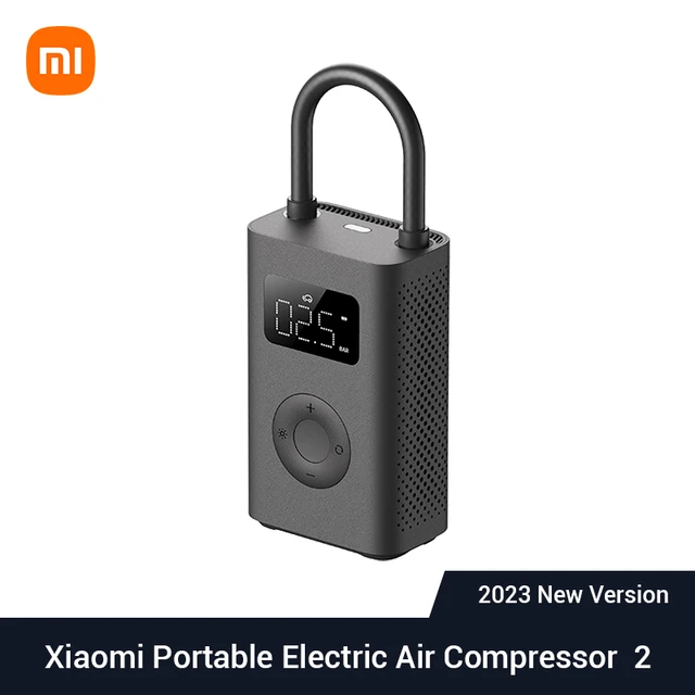 Xiaomi-compresor de aire eléctrico portátil, 2 tipos c, 2000mAh, inflador  portátil, bomba de aire para bicicleta, coche y motocicleta - AliExpress