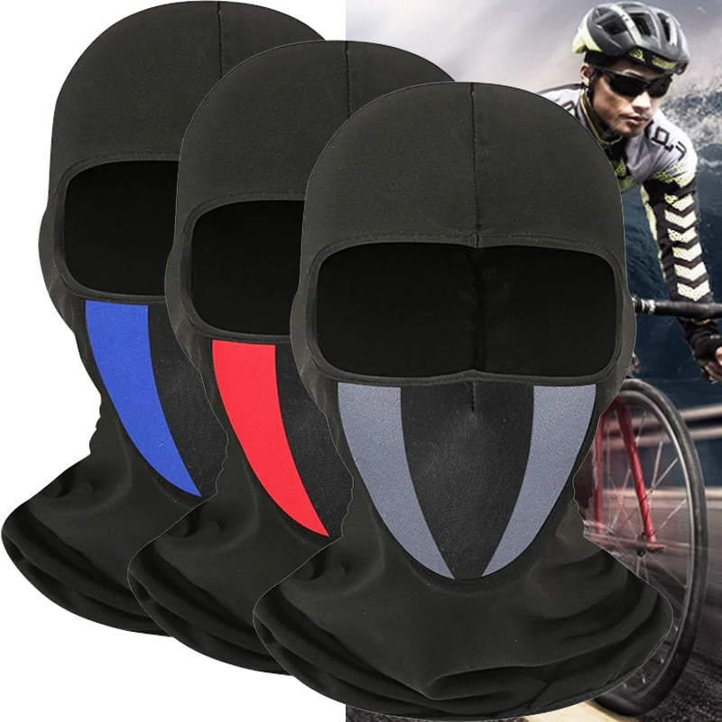 

Breathable Balaclava Motorcycle Full Face Mask Motorbike Cycling Bike Mask Motocross Helmet Hood Moto Riding Neck Face Masks
