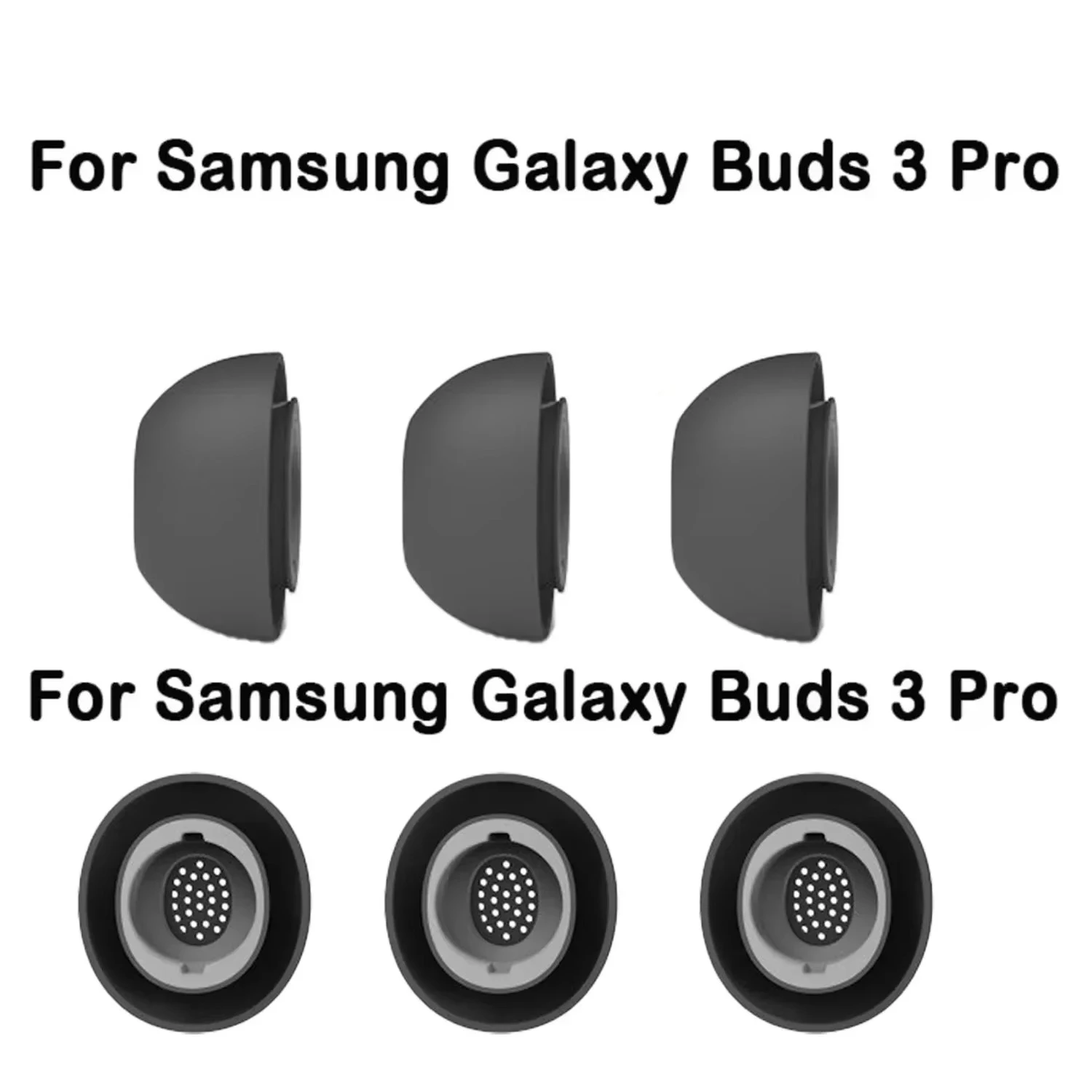 S/M/L Soft Silicone Replacement Earbuds for Samsung Galaxy Buds3 Pro Earphone Eartips in-ear Plugs for Samsung Galaxy Buds3 Pro