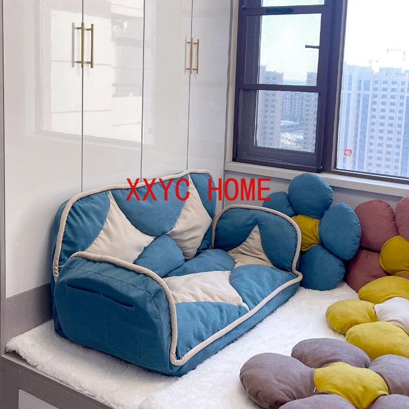 

Lazy Sofa Modern Sofas for Living Room Cute Two Seat Living Room Sofa for Leisure Tatami Balcony Relaxing Chair Home Furniture