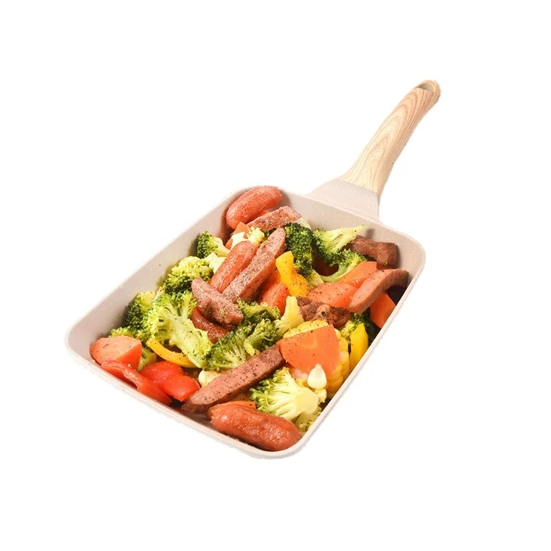 

Premium Square Cast Iron Grill Pan for Induction Cooktops & Gas Stoves