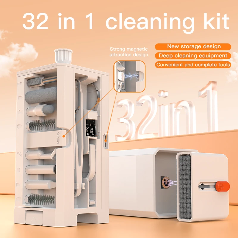 Digital Camera Headset Mobile Phone Laptop Keyboard Cleaning Tool Set 32 in 1/7 in 1 cleaning kit,earbud cleaning tool,cleaning brush,keyboard cleaning tools