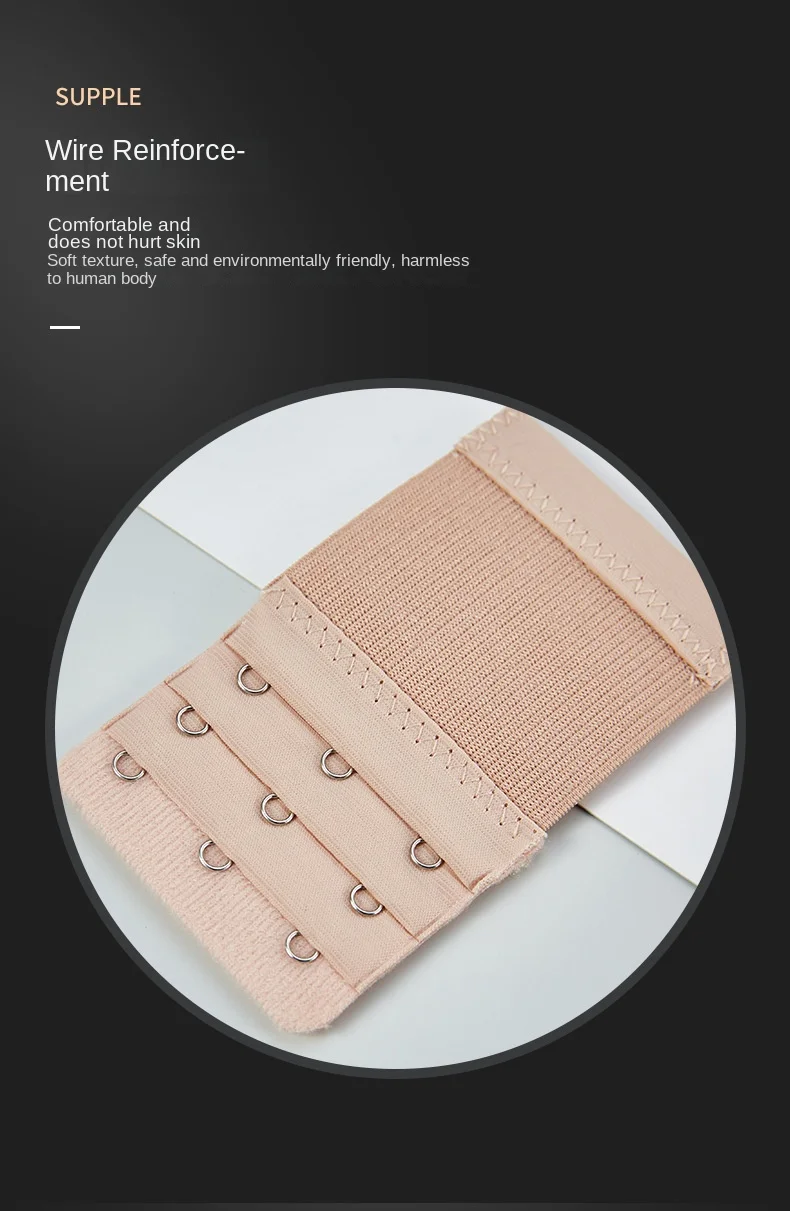 1/3/10pcs 3 Rows 2 3 Bra Hooks Extenders Strap Buckle Extension Bra Strap Extender Intimates Accessories Women bra extender bra straps invisible bra straps bra buckle
