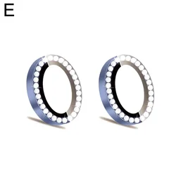 Eagle Design Camera Lens Protector Film with Glitter Cover and Eye Sticker Pattern (Blue)