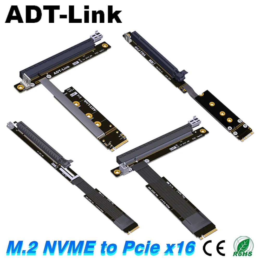 Nuovo M.2 Nvme A Pcie 4.0 X16 Extender Gen4/3.0 Riser Adapter Jumper Btc Mining Cable Gpu Gtx Rtx Schede Video Grafiche Nvidia Amd