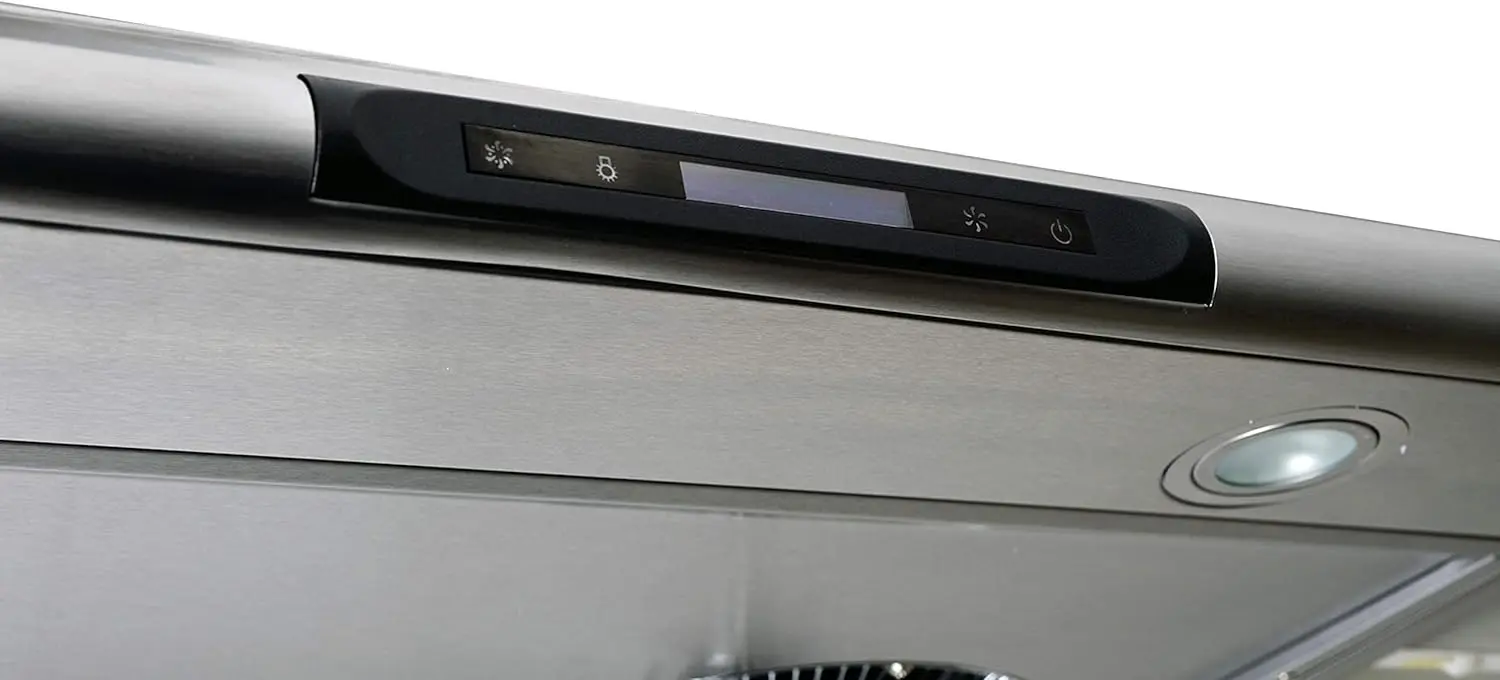 | Chef Series 30” C400 Range Hood Slim Under Cabinet Kitchen Extractor - Stainless Steel Design with Self Cleaning - 6- 6