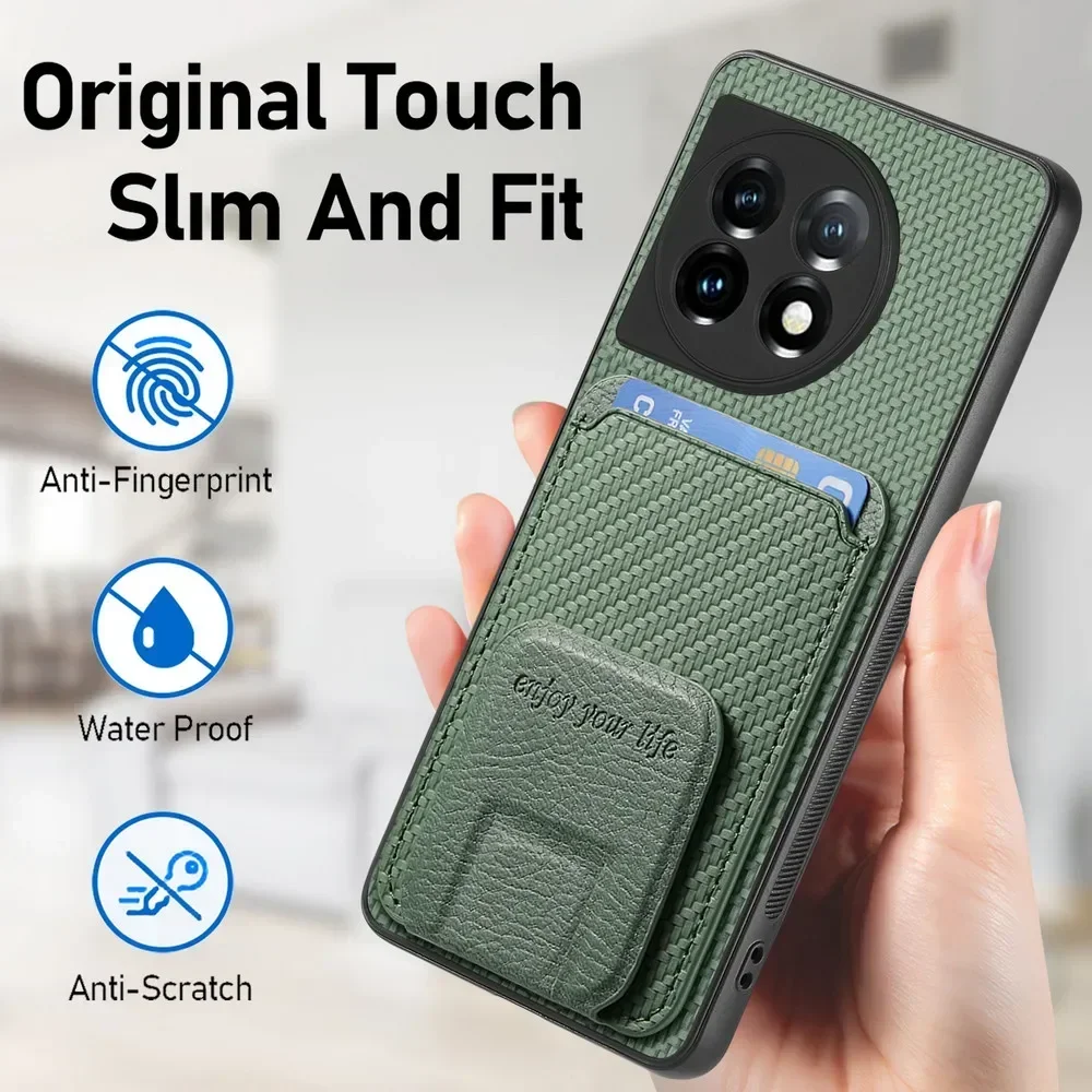 Luxury Leather Back Case with Camera Protection - Premium Design Etui
