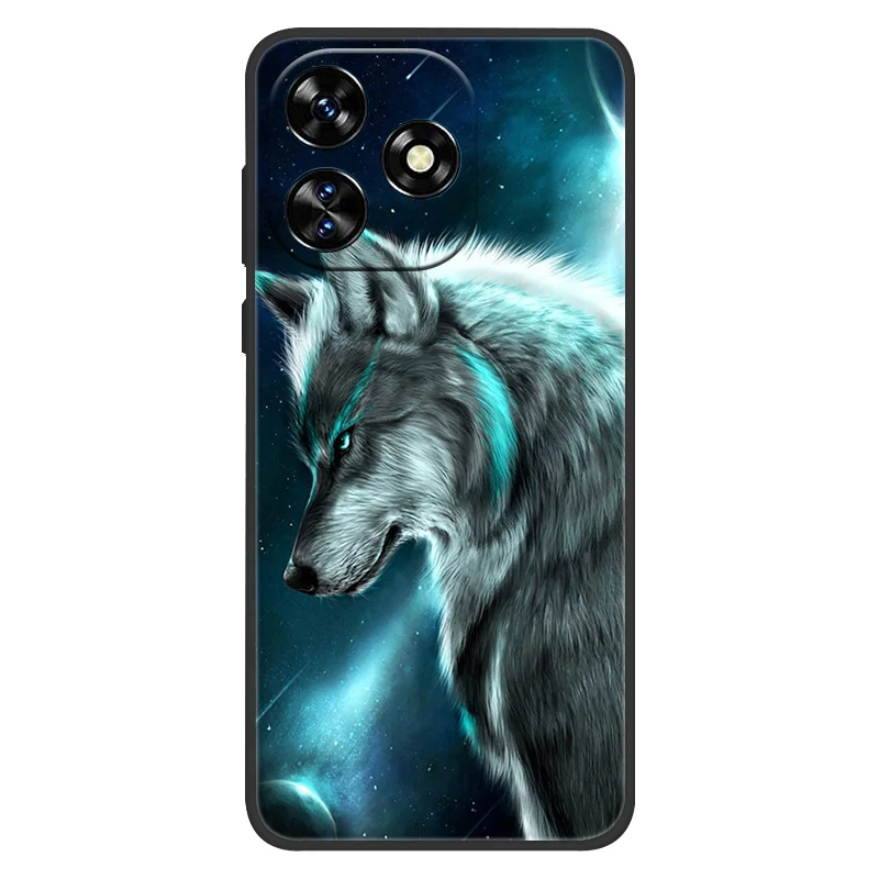 Luxury Silicone Soft Bumper Phone Case - Fashionable Space Design