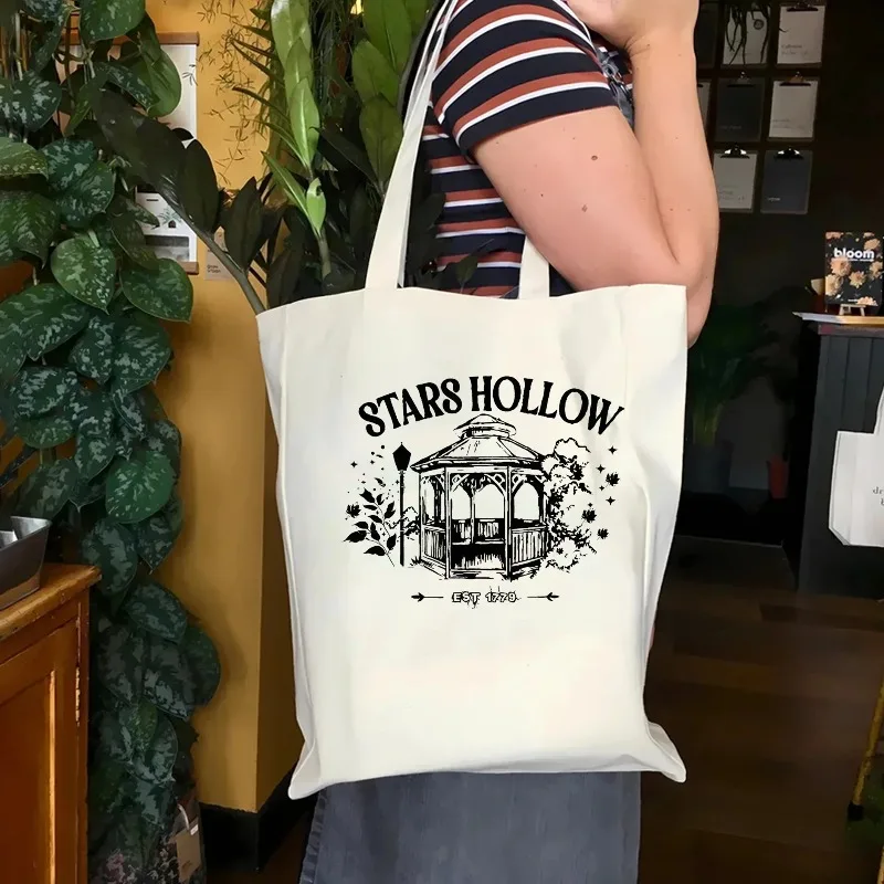 Stars Hollow Fall tote bag Gilmore Girls Merch Gilmore Girls popular shoulder bag canvas Luke's Diner tote